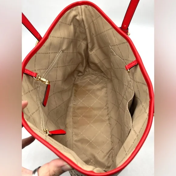 Michael Kors Jet Set Center Stripe Tote - Picture 9 of 11